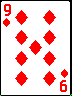 Nine of diamonds