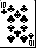 Ten of clubs
